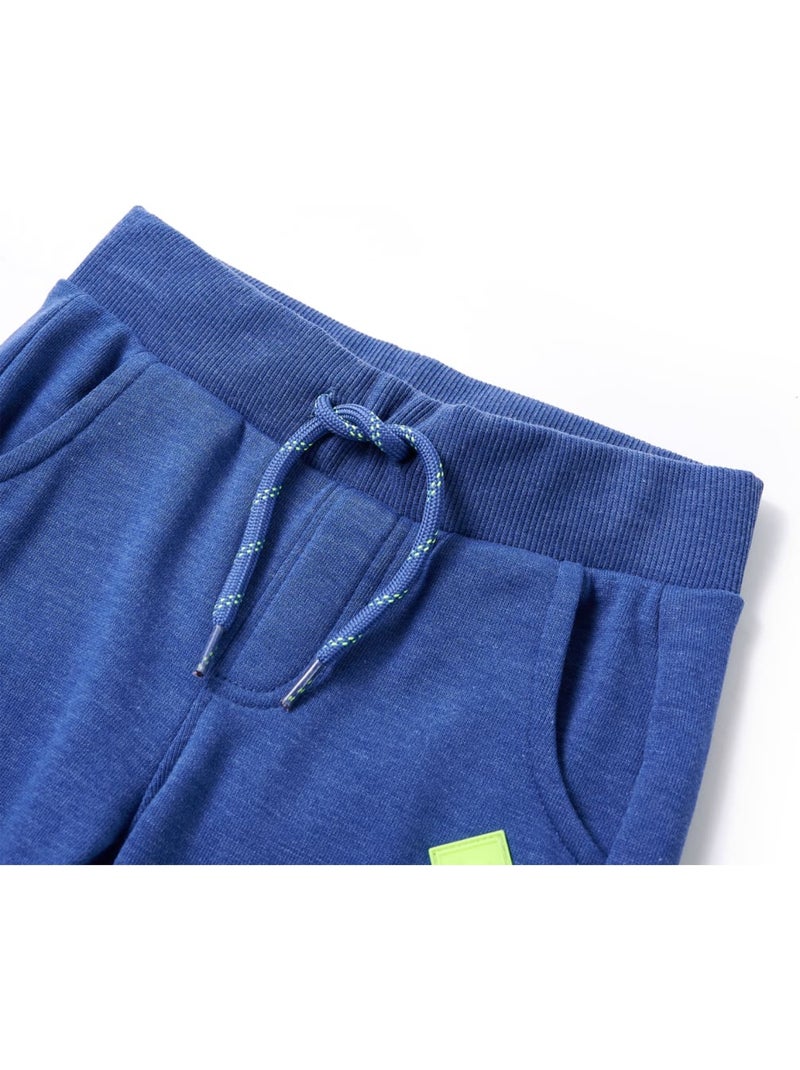 Pantalon de jogging en coton à taille réglable - vidaxl Bleu - Kiabi