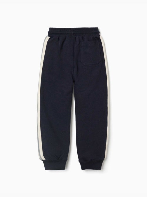 Pantalon de jogging en coton avec bande à rayures - Kiabi Pantalon de jogging en coton avec bande à rayures - Kiabi