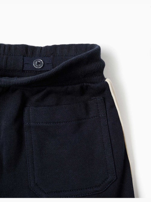 Pantalon de jogging en coton avec bande à rayures - Kiabi Pantalon de jogging en coton avec bande à rayures - Kiabi
