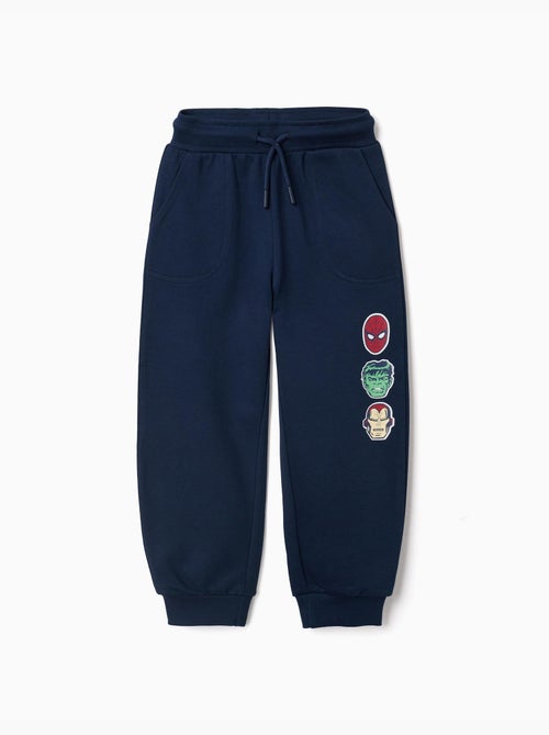 Pantalon de jogging en coton avec imprimé Marvel et cordon de serrage - Kiabi Pantalon de jogging en coton avec imprimé Marvel et cordon de serrage - Kiabi