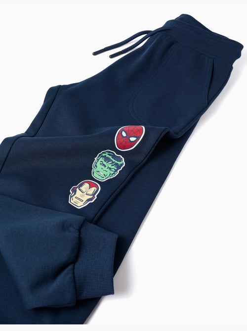 Pantalon de jogging en coton avec imprimé Marvel et cordon de serrage - Kiabi Pantalon de jogging en coton avec imprimé Marvel et cordon de serrage - Kiabi