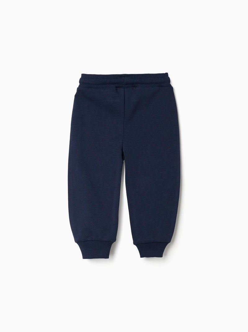 Pantalon de jogging en coton avec imprimé Super Friends Bleu foncé - Kiabi