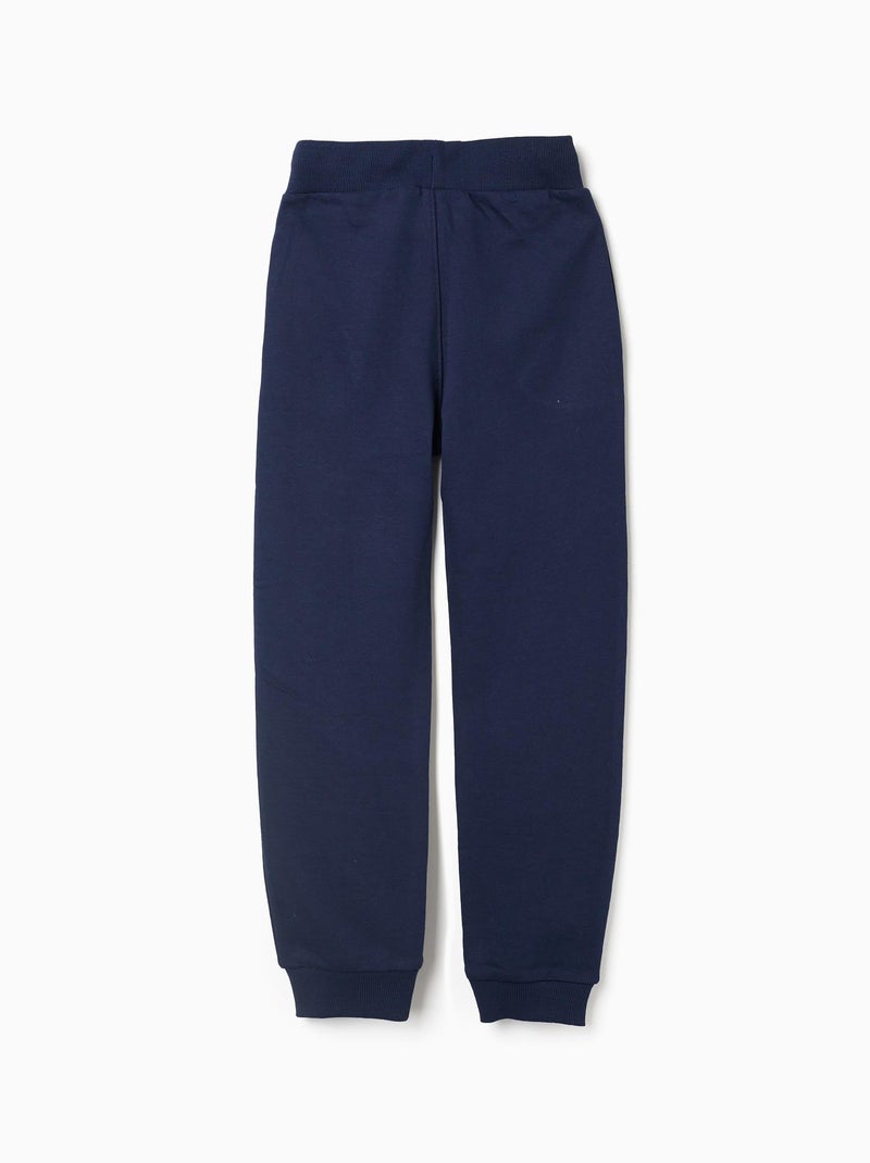 Pantalon de Jogging en Coton Bleu foncé - Kiabi