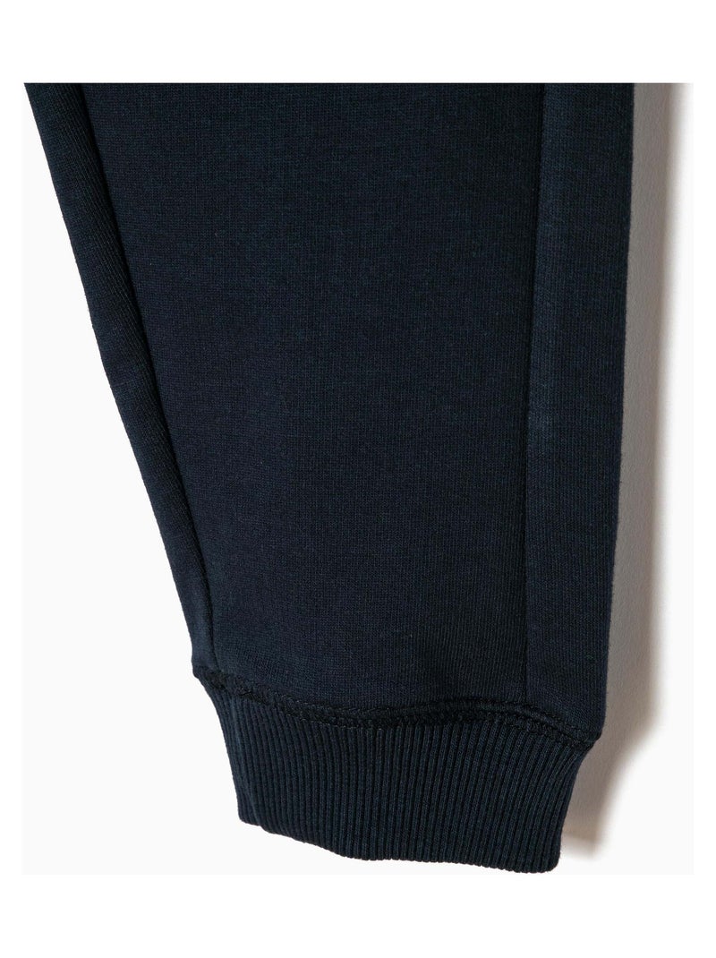 Pantalon de Jogging en Coton Bleu foncé - Kiabi
