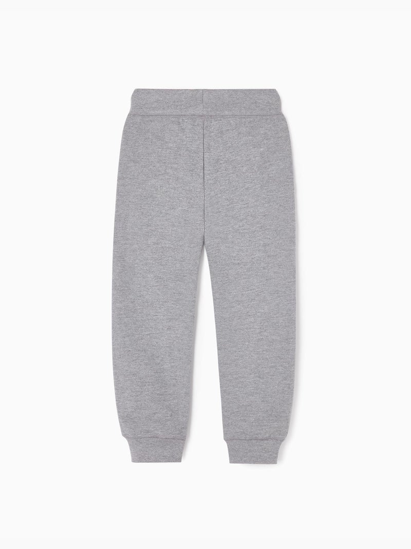 Pantalon de Jogging en Coton Gris - Kiabi