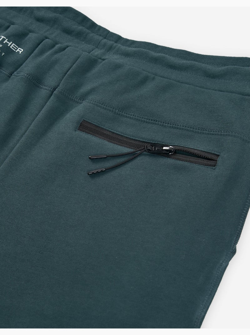 Pantalon de jogging en coton interlock avec poches Gris - Kiabi