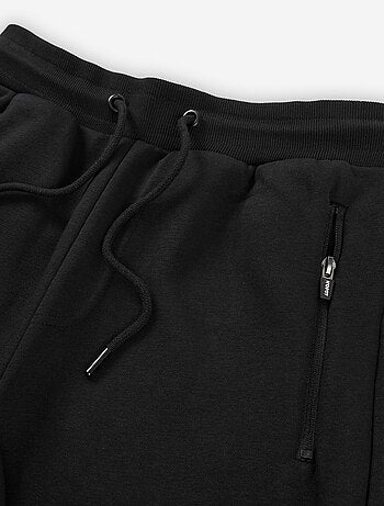 Pantalon de jogging en coton peigné à coupe ajustée