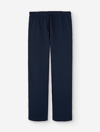 Pantalon de jogging en coton peigné à coupe classique
