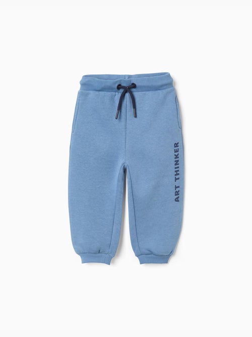 Pantalon de jogging en coton peigné à imprimé Art Thinker - Kiabi