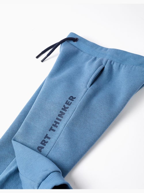 Pantalon de jogging en coton peigné à imprimé Art Thinker - Kiabi