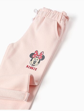 Pantalon de jogging en coton peigné à imprimé Minnie