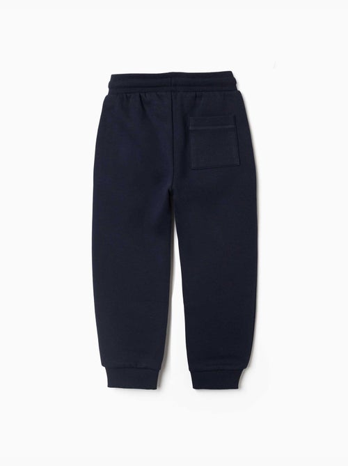 Pantalon de jogging en coton peigné avec cordon de serrage et poches - Kiabi Pantalon de jogging en coton peigné avec cordon de serrage et poches - Kiabi