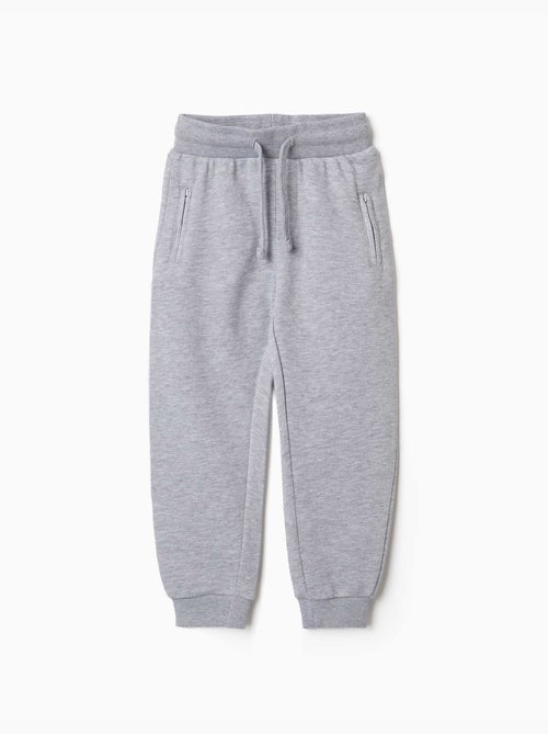 Pantalon de jogging en coton peigné avec cordon de serrage et poches - Kiabi Pantalon de jogging en coton peigné avec cordon de serrage et poches - Kiabi