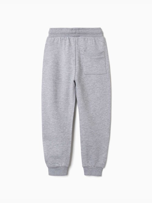 Pantalon de jogging en coton peigné avec cordon de serrage et poches - Kiabi Pantalon de jogging en coton peigné avec cordon de serrage et poches - Kiabi