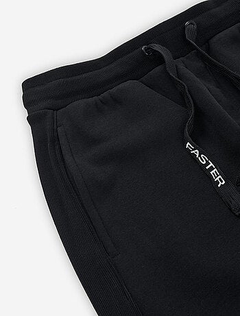 Pantalon de jogging en coton peigné avec cordon de serrage et poches