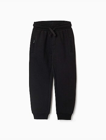 Pantalon de jogging en coton peigné avec cordon de serrage et poches