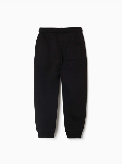 Pantalon de jogging en coton peigné avec cordon de serrage et poches - Kiabi Pantalon de jogging en coton peigné avec cordon de serrage et poches - Kiabi