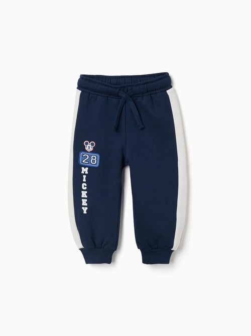 Pantalon de jogging en coton peigné avec imprimé mickey - Kiabi