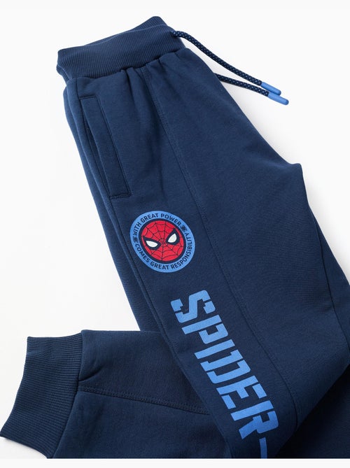 Pantalon de jogging en coton peigné avec imprimé Spider-Man et cordon - Kiabi Pantalon de jogging en coton peigné avec imprimé Spider-Man et cordon - Kiabi