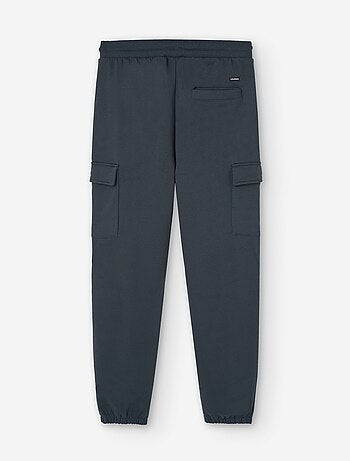 Pantalon de jogging en coton peigné avec poches cargo
