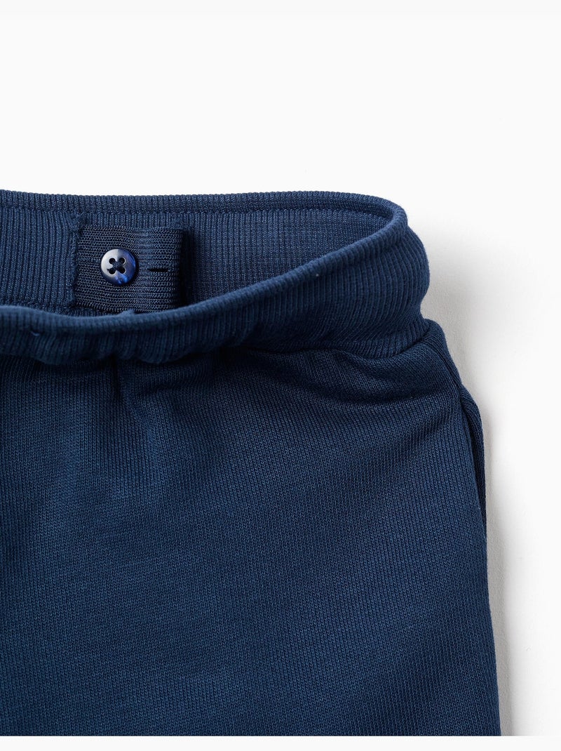 Pantalon de jogging en coton peigné Super Friends Bleu foncé - Kiabi