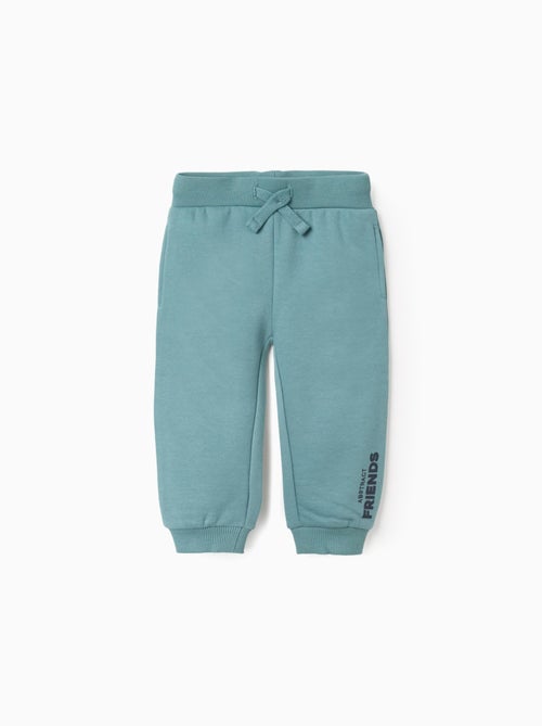 Pantalon de Jogging en coton polyester peigné - Kiabi