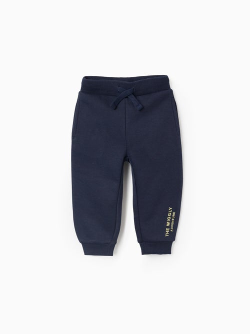 Pantalon de Jogging en coton polyester peigné - Kiabi