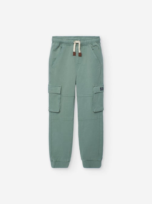 Pantalon de jogging en denim avec poches cargo - Kiabi