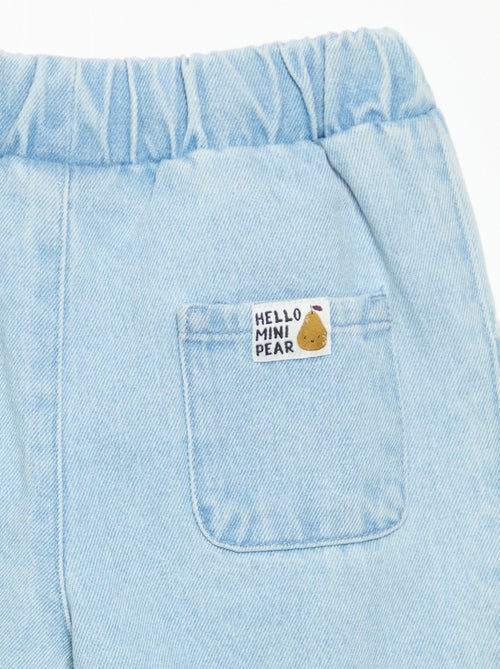 Pantalon de jogging en denim - Kiabi