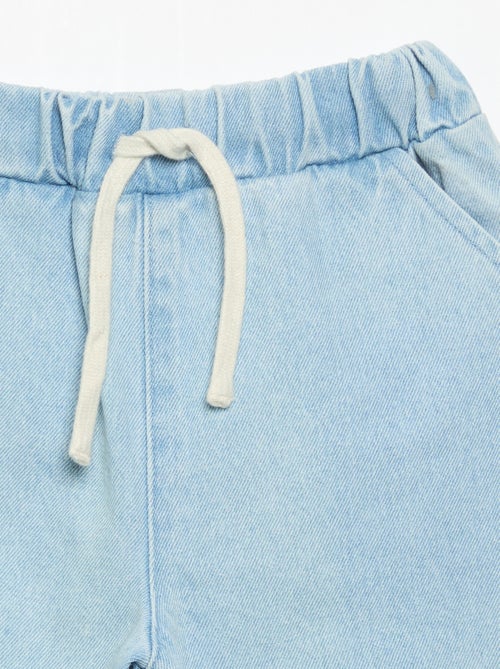 Pantalon de jogging en denim - Kiabi