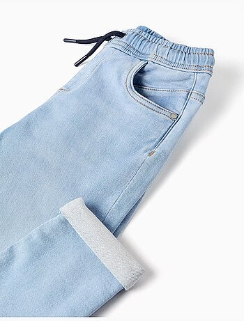 Pantalon de jogging en jean avec cordon