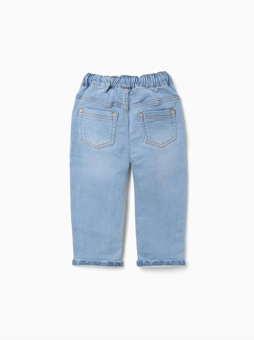 Pantalon de jogging en jean avec cordon - Kiabi Pantalon de jogging en jean avec cordon - Kiabi