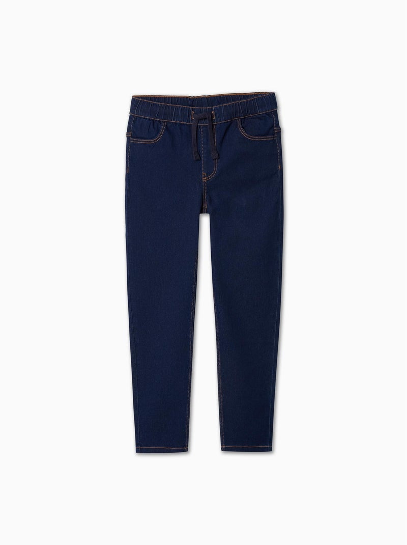 Pantalon de jogging en jean Bleu - Kiabi