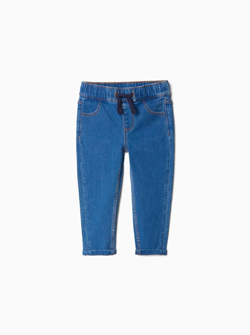 Pantalon de jogging en jean MO Fashion Bleu - Kiabi