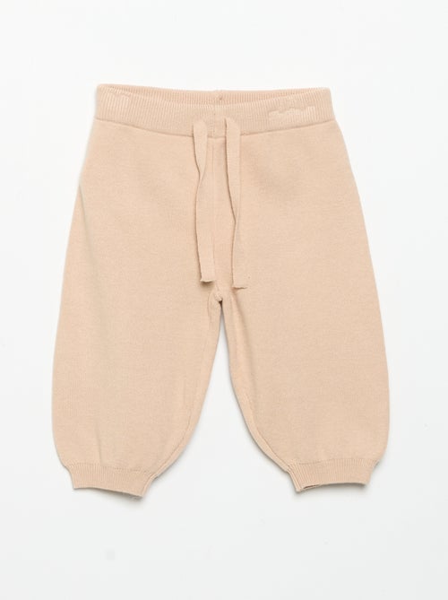 Pantalon de jogging en maille compacte - Kiabi Pantalon de jogging en maille compacte - Kiabi