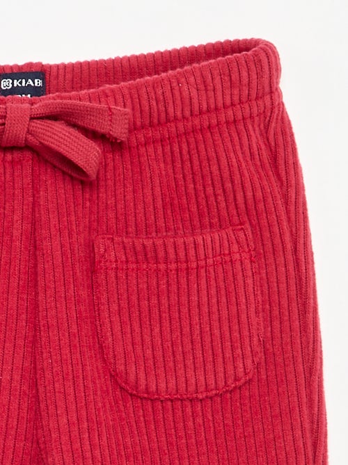 Pantalon de jogging en maille côtelée - Kiabi Pantalon de jogging en maille côtelée - Kiabi