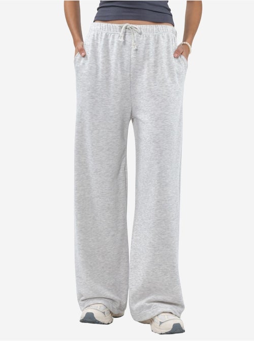 Pantalon de jogging en mélange de coton à jambe droite pour femme busem - Kiabi Pantalon de jogging en mélange de coton à jambe droite pour femme busem - Kiabi