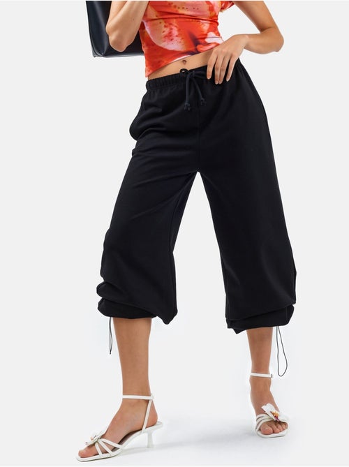 Pantalon de jogging en mélange de coton à jambe droite pour femme busem - Kiabi Pantalon de jogging en mélange de coton à jambe droite pour femme busem - Kiabi
