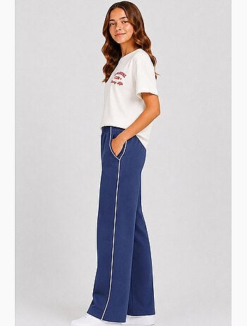Pantalon de jogging en mélange de coton tommy