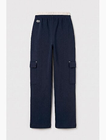 Pantalon de jogging en mélange de coton tommy