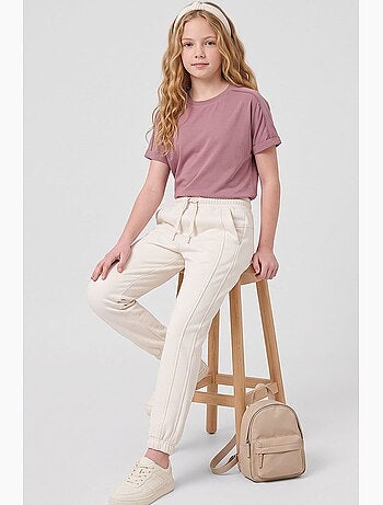 Pantalon de jogging en mélange de coton tommy