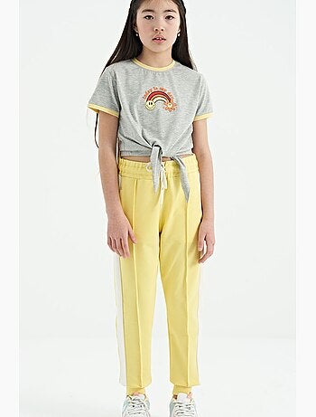 Pantalon de jogging en mélange de coton tommy