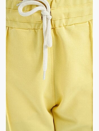 Pantalon de jogging en mélange de coton tommy