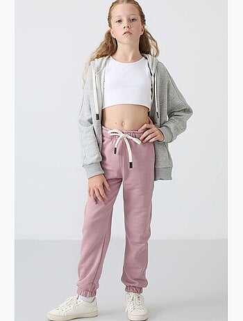 Pantalon de jogging en mélange de coton tommy