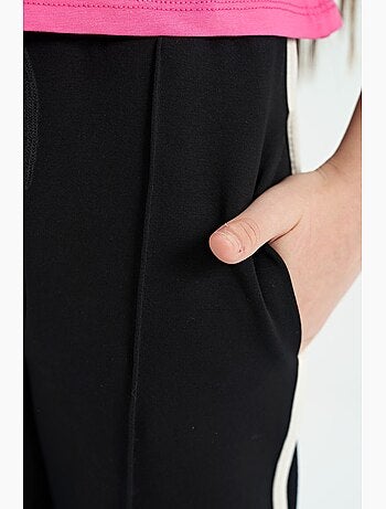 Pantalon de jogging en mélange de coton tommy