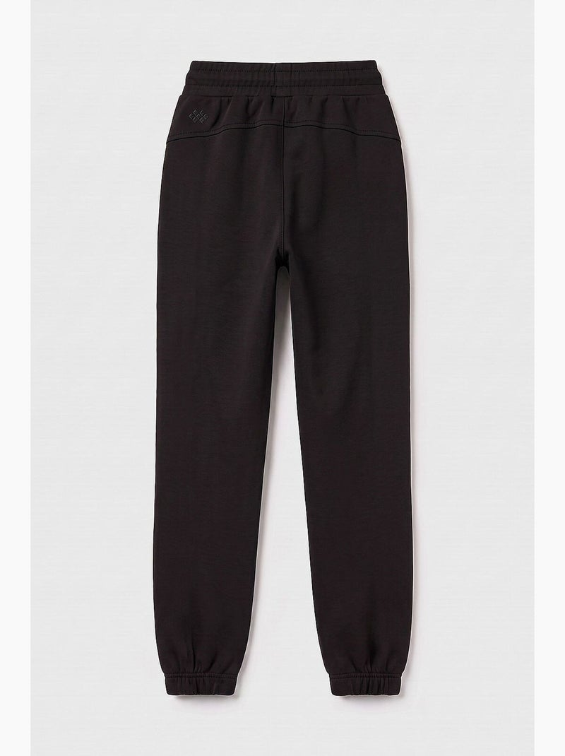 Pantalon de jogging en mélange de coton tommy Noir - Kiabi
