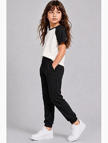 Pantalon de jogging en mélange de coton tommy