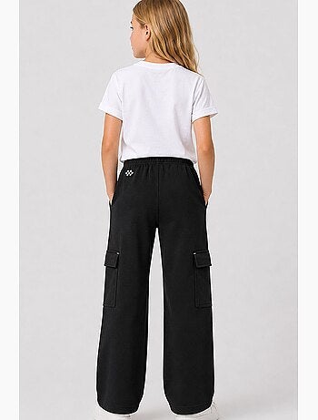 Pantalon de jogging en mélange de coton tommy