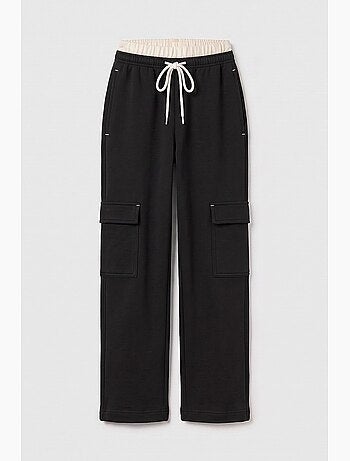 Pantalon de jogging en mélange de coton tommy