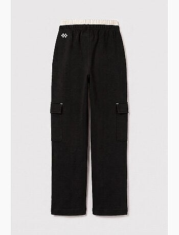 Pantalon de jogging en mélange de coton tommy